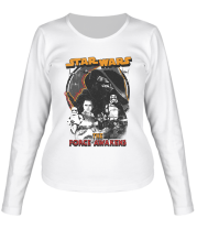 Женская футболка длинный рукав Force Awakens Squared фото