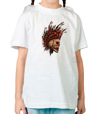 Детская футболка Череп Индейца