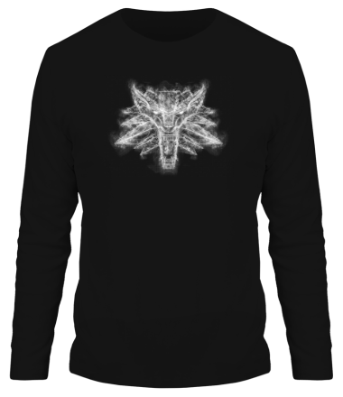 Мужская футболка длинный рукав Дымчатый Волк