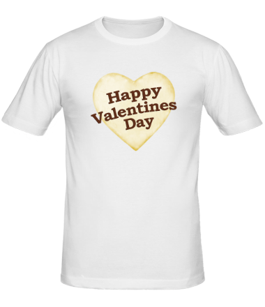 Мужская футболка  Happy Valentine Day