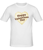 Мужская футболка  Happy Valentine Day фото