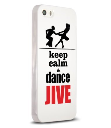 Чехол для iPhone Keep calm & dance JIVE