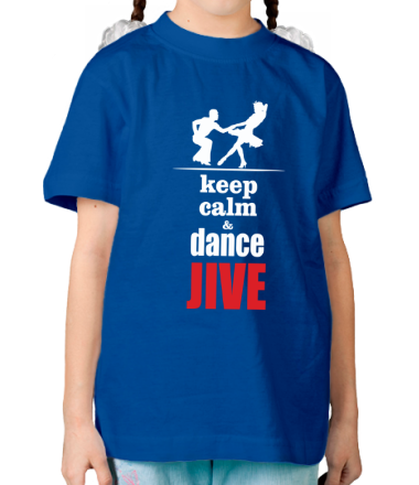 Детская футболка Keep calm & dance JIVE