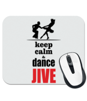 Коврик для мыши Keep calm & dance JIVE фото