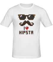 Мужская футболка I love hipsta фото