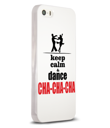 Чехол для iPhone Keep calm & dance CHA-CHA-CHA