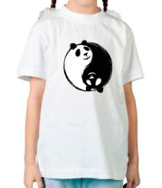 Детская футболка Панда тайчи фото