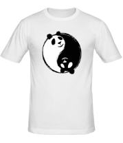 Мужская футболка Панда тайчи фото