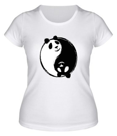 Женская футболка Панда тайчи