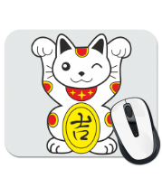 Коврик для мыши Японский котик фото