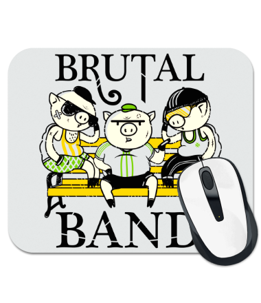 Коврик для мыши Brutal Band