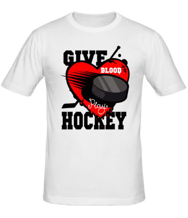 Мужская футболка Give hockey