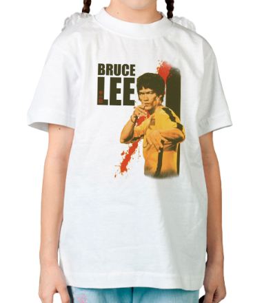 Детская футболка Bruce Lee blood