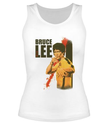 Женская майка борцовка Bruce Lee blood