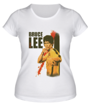 Женская футболка Bruce Lee blood фото