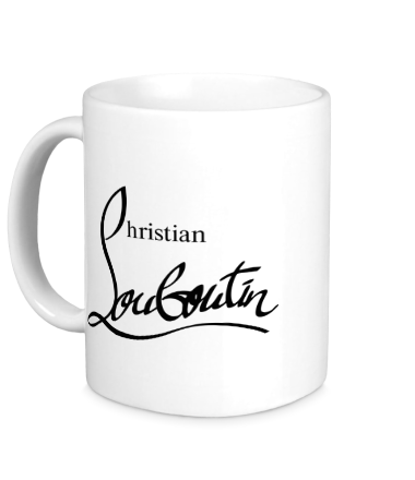 Кружка Christian Louboutin logo