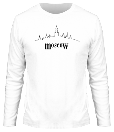Мужская футболка длинный рукав Moscow