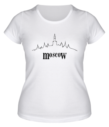 Женская футболка Moscow