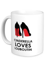 Кружка Cinderella Loves Louboutin фото