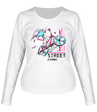 Женская футболка длинный рукав Street Rider