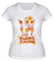Женская футболка Fuсking casino