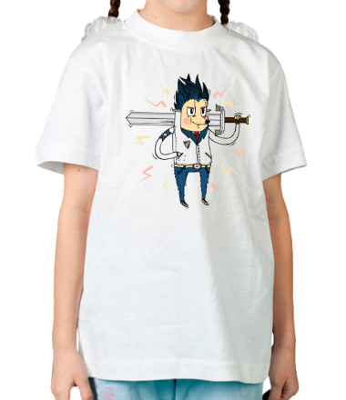 Детская футболка Ёжик с мечом