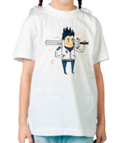 Детская футболка Ёжик с мечом фото