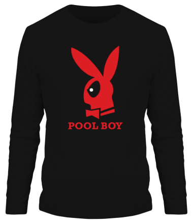 Мужская футболка длинный рукав Poolboy