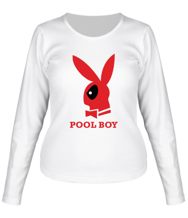 Женская футболка длинный рукав Poolboy