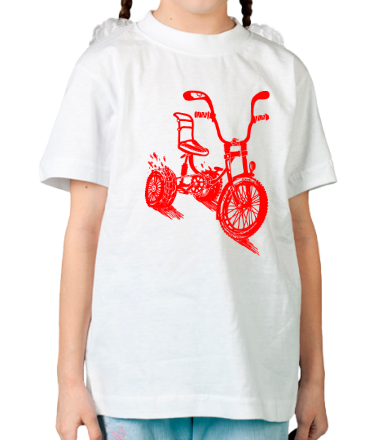Детская футболка Трехколёсный велосипед