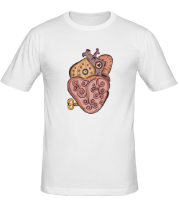 Мужская футболка Стимпанк сердце  фото