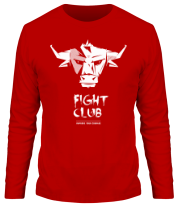 Мужская футболка длинный рукав Fight club bull фото