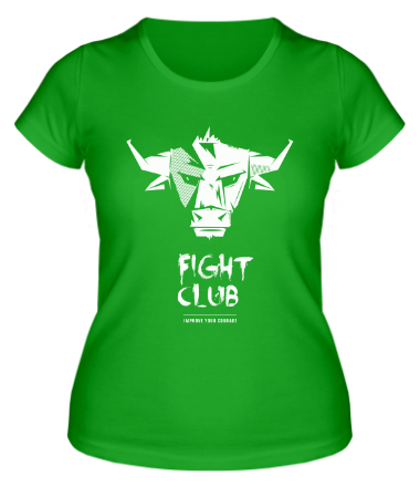 Женская футболка Fight club bull