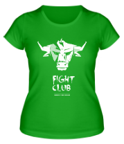 Женская футболка Fight club bull фото
