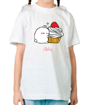 Детская футболка Кролик Моланг (кекс) фото