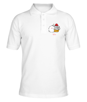 Мужская футболка поло Кролик Моланг (кекс) фото