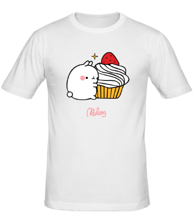 Мужская футболка Кролик Моланг (кекс)