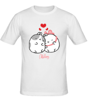 Мужская футболка Кролик Моланг (любовь) фото