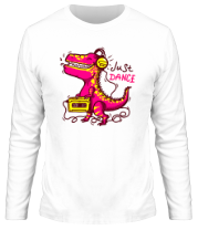 Мужская футболка длинный рукав Just Dance Dino