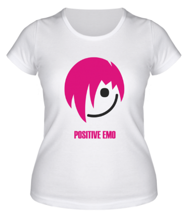 Женская футболка Positive Emo