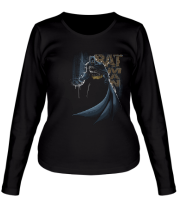 Женская футболка длинный рукав Caped Crusader Batman