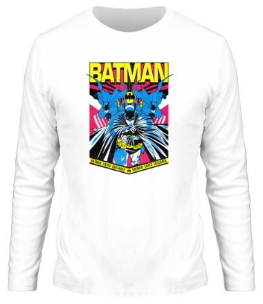 Мужская футболка длинный рукав Batman to the Rescue