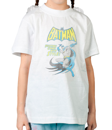 Детская футболка Vintage Batman Comic