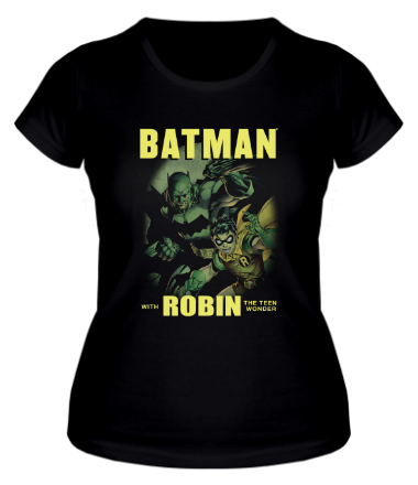 Женская футболка Batman and Robin