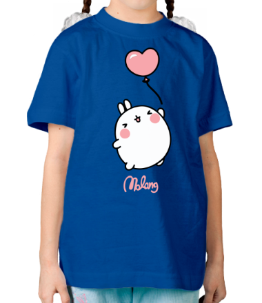 Детская футболка Кролик Моланг (воздушный шар)