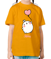 Детская футболка Кролик Моланг (воздушный шар) фото
