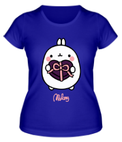 Женская футболка Кролик Моланг (подарок) фото