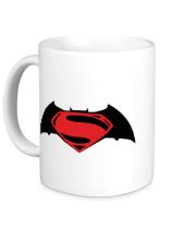Кружка Batman vs superman (logo) фото