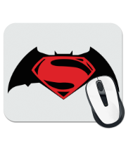 Коврик для мыши Batman vs superman (logo) фото