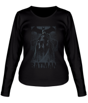 Женская футболка длинный рукав Dark Knight of Gotham City фото